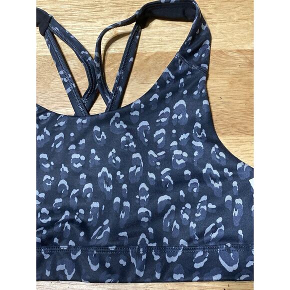 Old Navy Active Black Gray Camo Medium Support Sports Bra Size SMALL - Picture 3 of 5